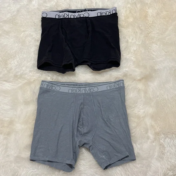 2pcs Calvin Klein CK Men Underwear Trunks Boxers Briefs Size Medium - Picture 3 of 6